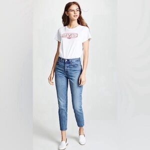 Levi's Women's Blue Wedgie Cropped Jeans